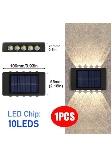 Güneş Açık Duvar Işık Su Geçirmez Bahçe Dekor Aydınlatıyor Işık Duvar Su Geçirmez Harici Duvar Yıkama Güneş Lambası (Yurt Dışından) fiyatları