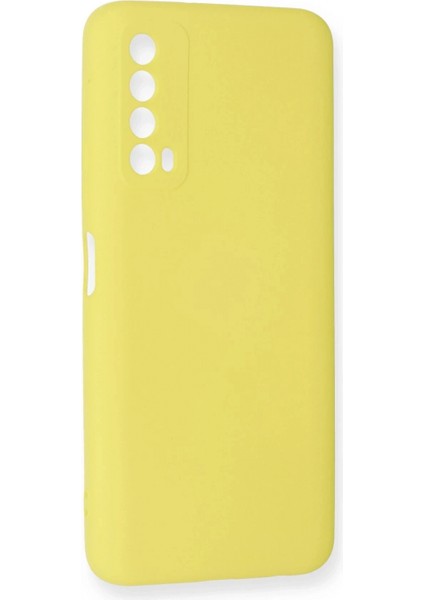 Huawei P Smart 2021 Kılıf Nano Içi Kadife Silikon - Sarı (K95) fiyatları