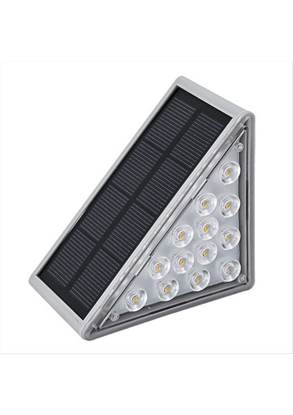 1pcs Güneş Merdiven Işığı Açık Ev Kablolama Yağmur Geçidi Gri Güneş Adım Işık Ambiyans Işık Sıcak Işık (Yurt Dışından)