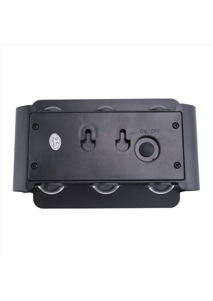 2x Güneş Duvar Işık Açık Dış Mekan Yukarı Aydınlatma LED Lamba Güneş Duvar Yıkama Işıkları Avlu Bahçesi Için 6 Işık (Yurt Dışından) modelleri