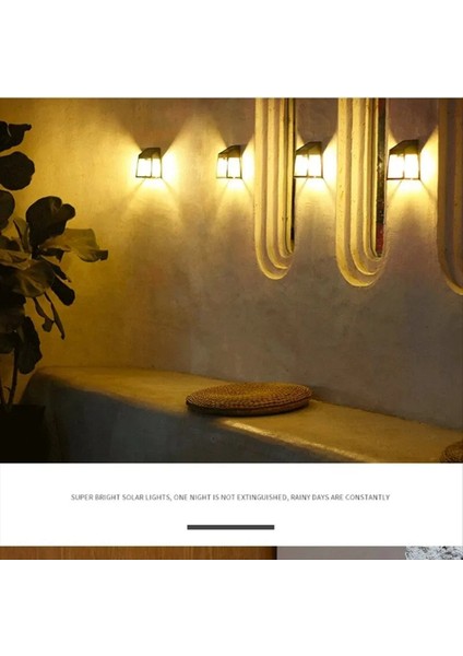 2pcs Güneş Açık Işık Bahçe Güneş Işığı Duvar Lambası Ev Villa Balkon Duvar Işık Terası Dekoratif Atmosfer Işıkları (Yurt Dışından) fırsatları