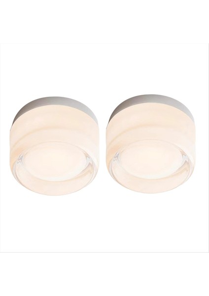 2 LED Duvar Lambaları Oturma Odası Modern LED Duvar Lambası Iskandinav Lüks Gece Işığı Içbükey - Şeffaf (Yurt Dışından)