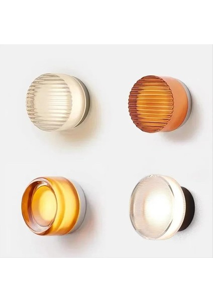 2 LED Duvar Lambaları Oturma Odası Modern LED Duvar Lambası Iskandinav Lüks Gece Işığı Içbükey - Şeffaf (Yurt Dışından) fiyatları