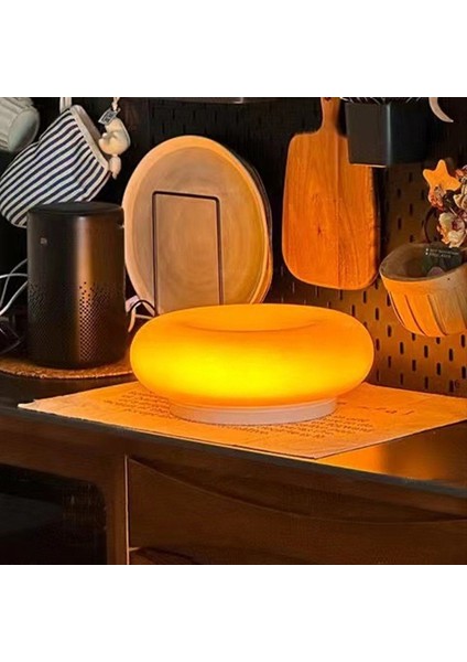 Turuncu Çörek Lambası Orta Yüzyıl Modern Lamba Başucu Lambası Yeni Art Deco Lambası Güzel Masa ve Duvar Dekorasyon Lambası (Yurt Dışından) fiyatları