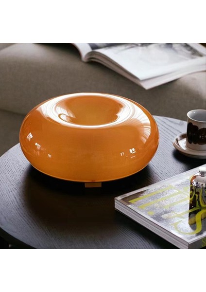 Turuncu Çörek Lambası Orta Yüzyıl Modern Lamba Başucu Lambası Yeni Art Deco Lambası Güzel Masa ve Duvar Dekorasyon Lambası (Yurt Dışından) modelleri