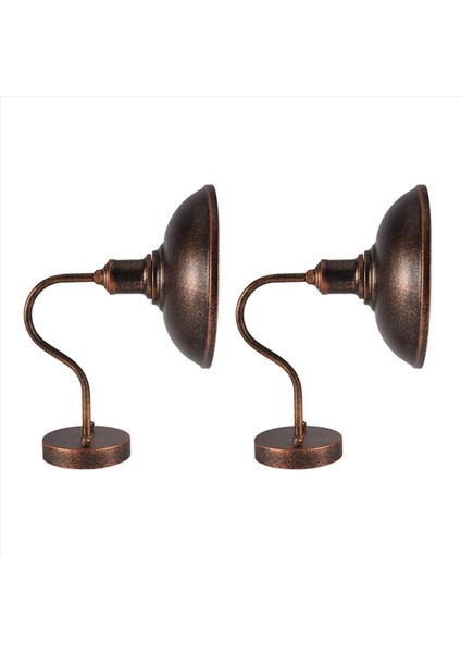 2x LED Gooseeck Barn Işık Açık Duvar Lambası Ön Sundurma Çiftlik Fikstür Yaratıcı Bahçe Işıkları (Yurt Dışından)