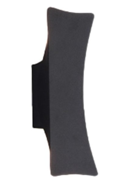 Açık Su Geçirmez Duvar Lambası Basit Teras Bahçe Işık Yatak Odası Başucu Lamba Koridoru Balkon Işığı (Siyah) Beyaz Işık (Yurt Dışından)