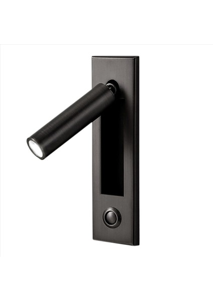 3x Okuma Işıkları Başlık Duvar Işığı Okuma Işık Gömülü Push Switch Oturma Odası Için Duvar Lambaları Yatak Odası Siyah (Yurt Dışından) fiyatları