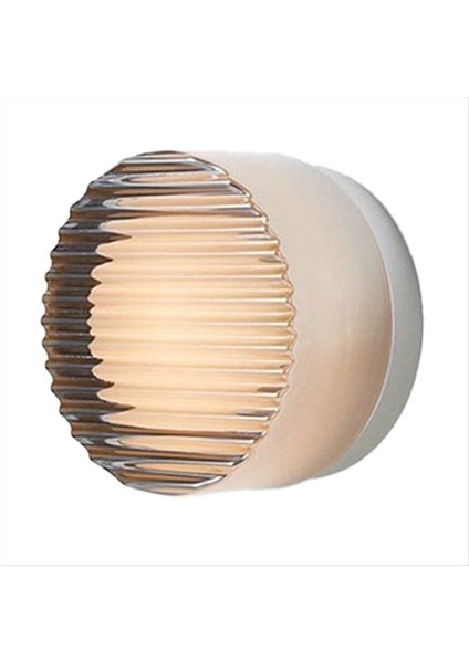 Yatak Odası Yatağı Kapalı Dış Mekan Için LED Duvar Lambaları LED Yuvarlak Sconce Işık Armatürleri Arka Plan Armüze Akrilik Işık B (Yurt Dışından)