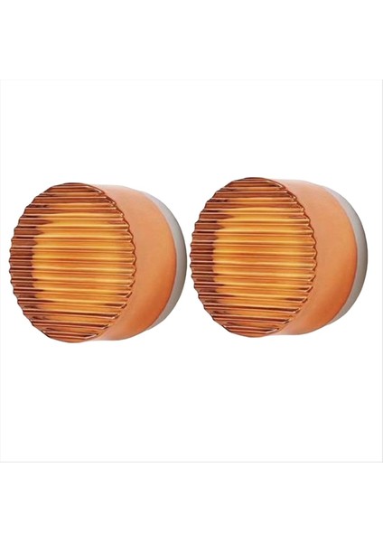 2 LED Duvar Lambaları Oturma Odası Modern LED Duvar Lambası Iskandinav Lüks Gece Işığı Çizgili - Amber (Yurt Dışından)