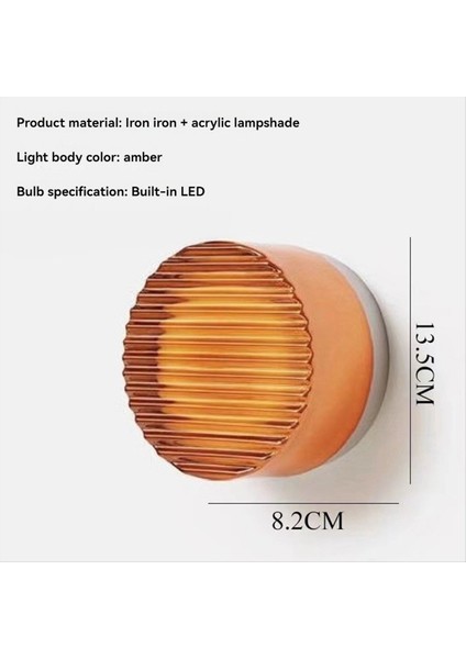2 LED Duvar Lambaları Oturma Odası Modern LED Duvar Lambası Iskandinav Lüks Gece Işığı Çizgili - Amber (Yurt Dışından) indirimleri