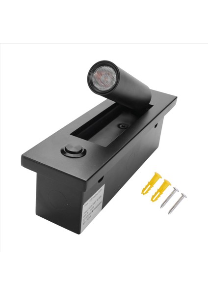 Okuma Işıkları Başlık Duvar Işığı Okuma Işık Gömülü Push Switch Oturma Odası Için Duvar Lambaları Yatak Odası Siyah (Yurt Dışından) modelleri