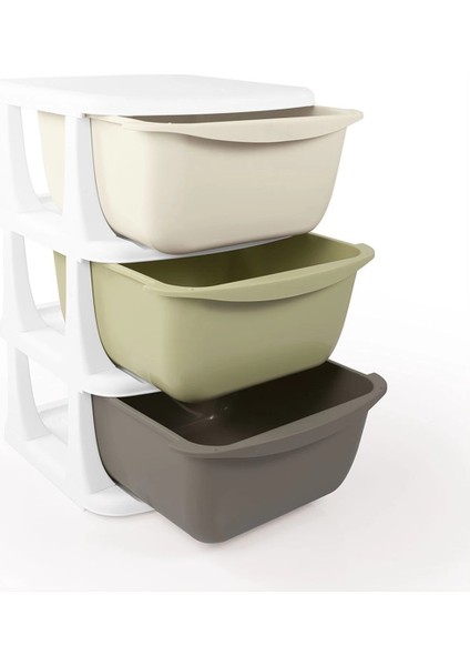 7130 3 Katlı 3 Çekmeceli Saklama Ünitesi -Dolu Oyuncak fiyatları