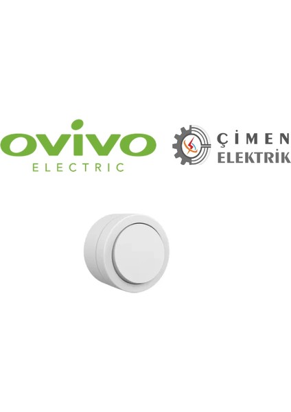 Beyaz Tekli Anahtar Sıva Üstü - Elektrik Tesisat Anahtarı