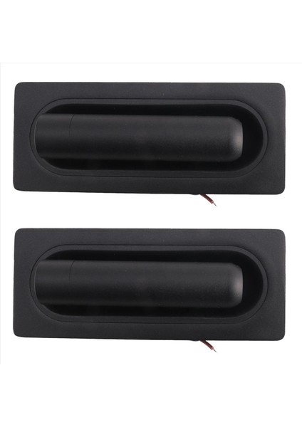 2x Oda Ledlamp Başlık Duvar Işık Sconce Yatak Tarafı Okuma Işık Gömülü Otomatik Anahtar Duvar Lambaları Siyah (Yurt Dışından)