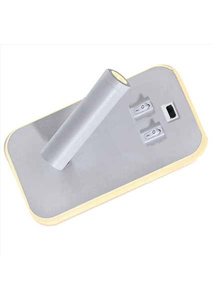 2x Duvar Işık Arka Işığı USB Şarjı 330 Derece Dönüş Ayarlanabilir Duvar Lambası Başucu Çalışma Okuma Accon Lamba Beyaz (Yurt Dışından) fiyatları