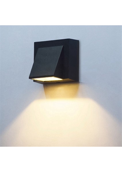 2x 5W Modern LED Duvar Işığı Açık Su Geçirmez Duvar Lambası Koridor Için Avlu Kapısı Teras Balkon Bahçesi (Yurt Dışından) fırsatları