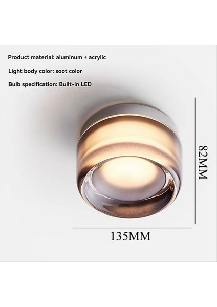 2 LED Duvar Lambaları Oturma Odası Modern LED Duvar Lambası Iskandinav Lüks Gece Işığı Içbükey - Gri (Yurt Dışından) indirimleri