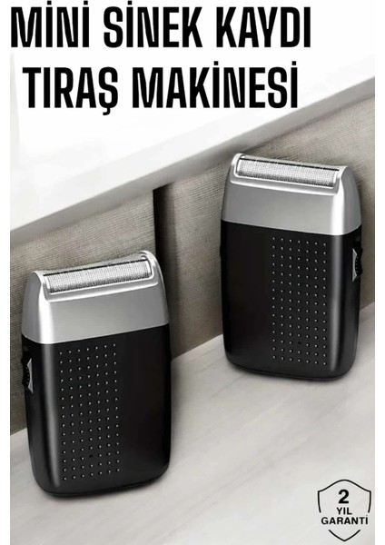 Tıraş Makinesi Mini Sinek Kaydı Şarjlı Taşınabilir Paslanmaz Çelik