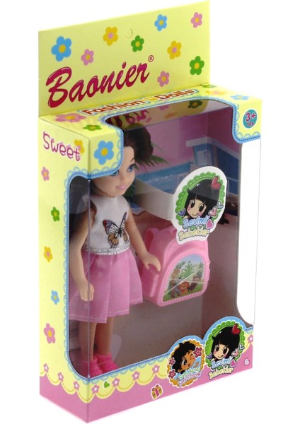 Baonier Beyaz Kelebek Elbiseli Bebeğim Seyahatte fiyatları