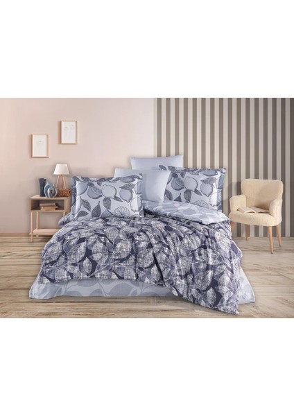 Çift Kişilik Poplin Nev Calisse Lacivert