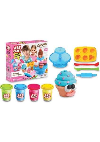 03273 Dede, Art Craft Kapkek - Cupcake Hamur Set / +3 Yaş fırsatları
