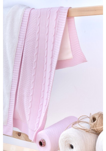 Triko Iç Kısmı Wellsoft Kaplama 85X95CM Kışlık Bebek Battaniyesi