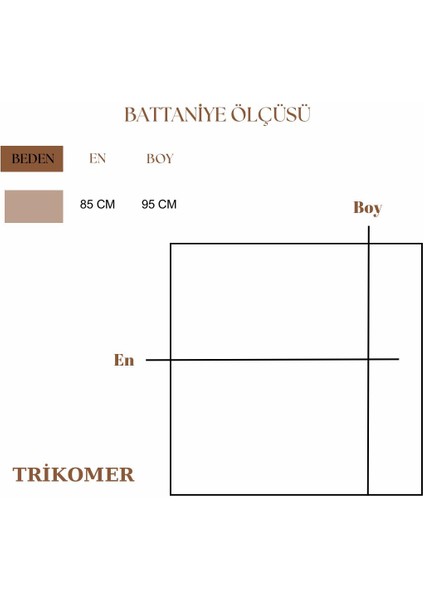 Triko Iç Kısmı Wellsoft Kaplama 85X95CM Kışlık Bebek Battaniyesi