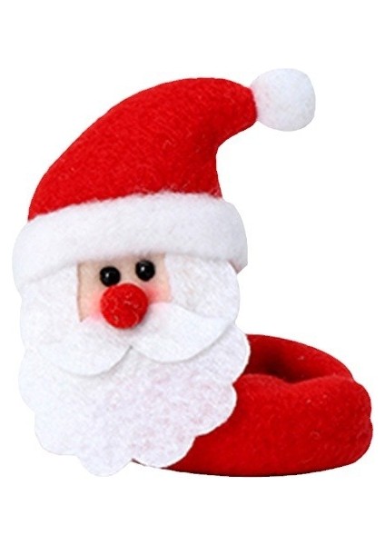 Noel Şarap Kadehi Süsü Noel Baba, Kardan Adam ve Geyik Şekilli Kadeh Kılıfı (Yurt Dışından) fırsatları