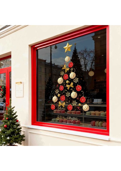 Noel Cam Kapı Çıkartmaları, Pencere Vitrin Çıkartmaları (Yurt Dışından) indirimleri