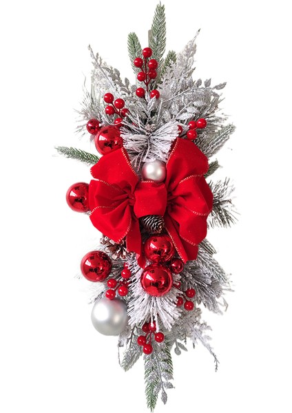 Noel Merdiven Dekorasyonu, Işıklı Merdiven Çelenk Süslemesi (Yurt Dışından)