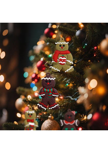 16 Adet Noel Ağacı Süsü, Pvc Yumuşak Jel Dekorasyon Dıy Asılı Süs (Yurt Dışından) indirimleri