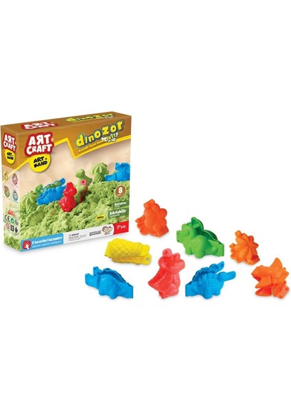 03613 Dede, Artsand Dinozor Kum Seti 500 gr / +3 Yaş modelleri
