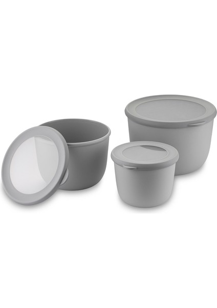 Lora 3'lü Saklama Kabı Gri fırsatları