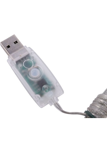 Beyaz Işık 300 LED Perde Peri Işıkları USB String Duvar Asma Parti Uzaktan Kumanda Beyaz (Yurt Dışından) indirimleri