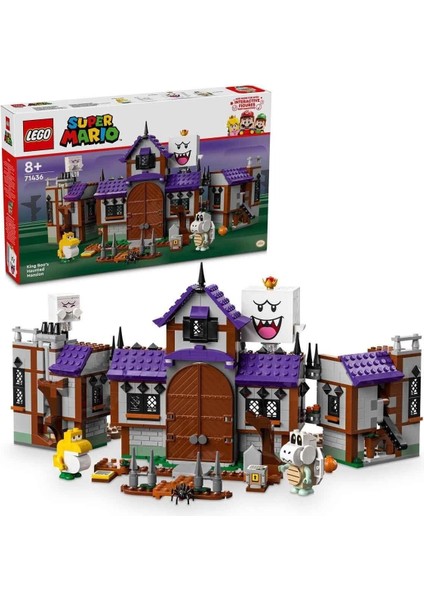 71436 LEGO Super Mario King Boonun Perili Köşkü 932 Parça +8 Yaş indirimleri
