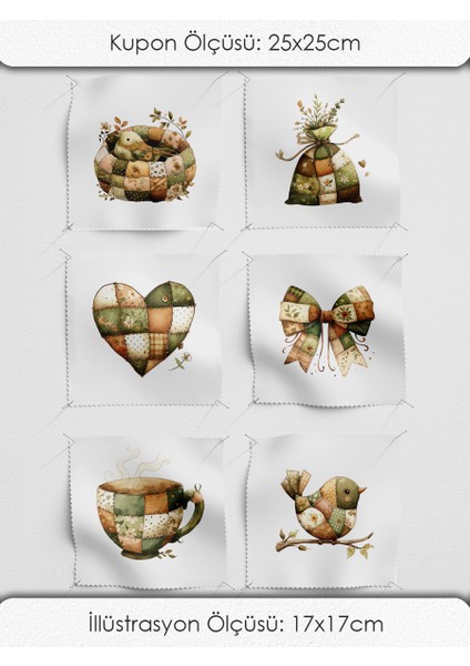 Patchwork Kumaş Seti – Dikiş ve Hobi Için %100 Pamuk Desenli Kumaş Kuponları fırsatları