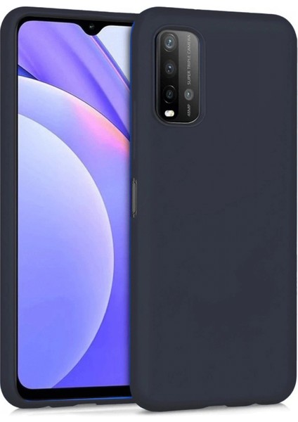 Xiaomi Redmi 9t Kılıf Nano Içi Kadife Silikon - Siyah (K95)