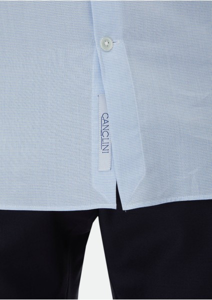 Mavi Mikro Regular Fit Dokuma Klasik %100 Pamuk Gömlek indirimleri