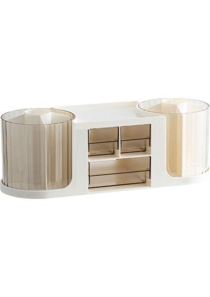 Döner Şeffaf Kalem Tutucu Kırtasiye Saklama Kutusu (Yurt Dışından) indirimleri