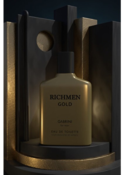 Richmen Gold 100 ml EDT Ferah Koku Erkek Parfüm Hediye Seçeneği