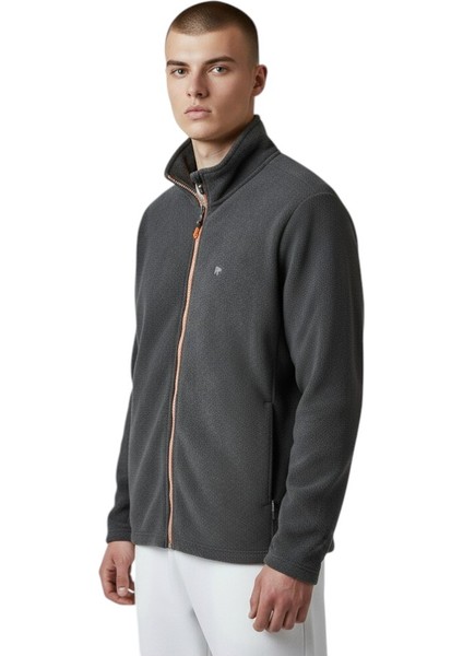 Sky Full Zip Antrasit Erkek Polar