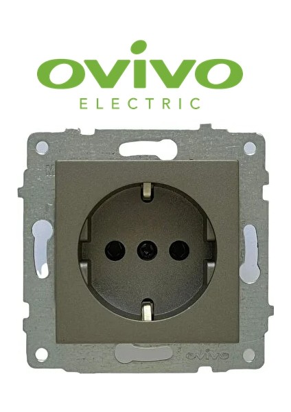 Antrasit Topraklı Piriz Çerçevesiz Grano - Priz ve Anahtar Için Uyumlu Çerçeve fiyatları