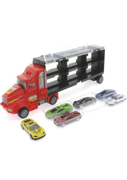 Fırlatma Rampalı Araç Taşıyıcı Kırmızı Kamyon indirimleri