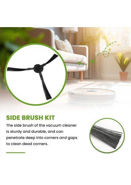 Ecovacs Süpürme Robotu CR120/CEN540/X50 Için 6 Adet Yan Fırça (Yurt Dışından) indirimleri