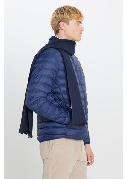 Rüzgar Geçirmez Taşınabilir Çantalı Sıcak Tutan Hafif Standart Fit Elyaf Dolgulu Şişme Erkek Mont