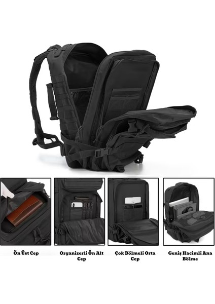 Askeri Taktik Sırt Çantası - Dağcı Kamp Çantası 1130 indirimleri
