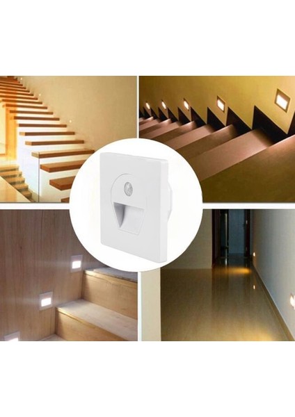 Cata Ct 5170 1W Beyaz Kasa Sensörlü Koridor Aydınlatması 6400K Beyaz Işık modelleri