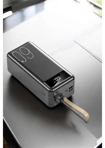 Powerbank 60.000 Mah Dijital Göstergeli 4 Portlu Taşınabilir modelleri