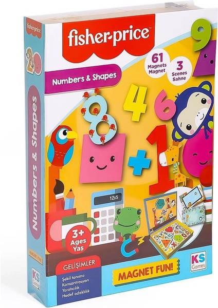 Fp 13411 Fisher Price Baby Puzzle Numbers Shapes